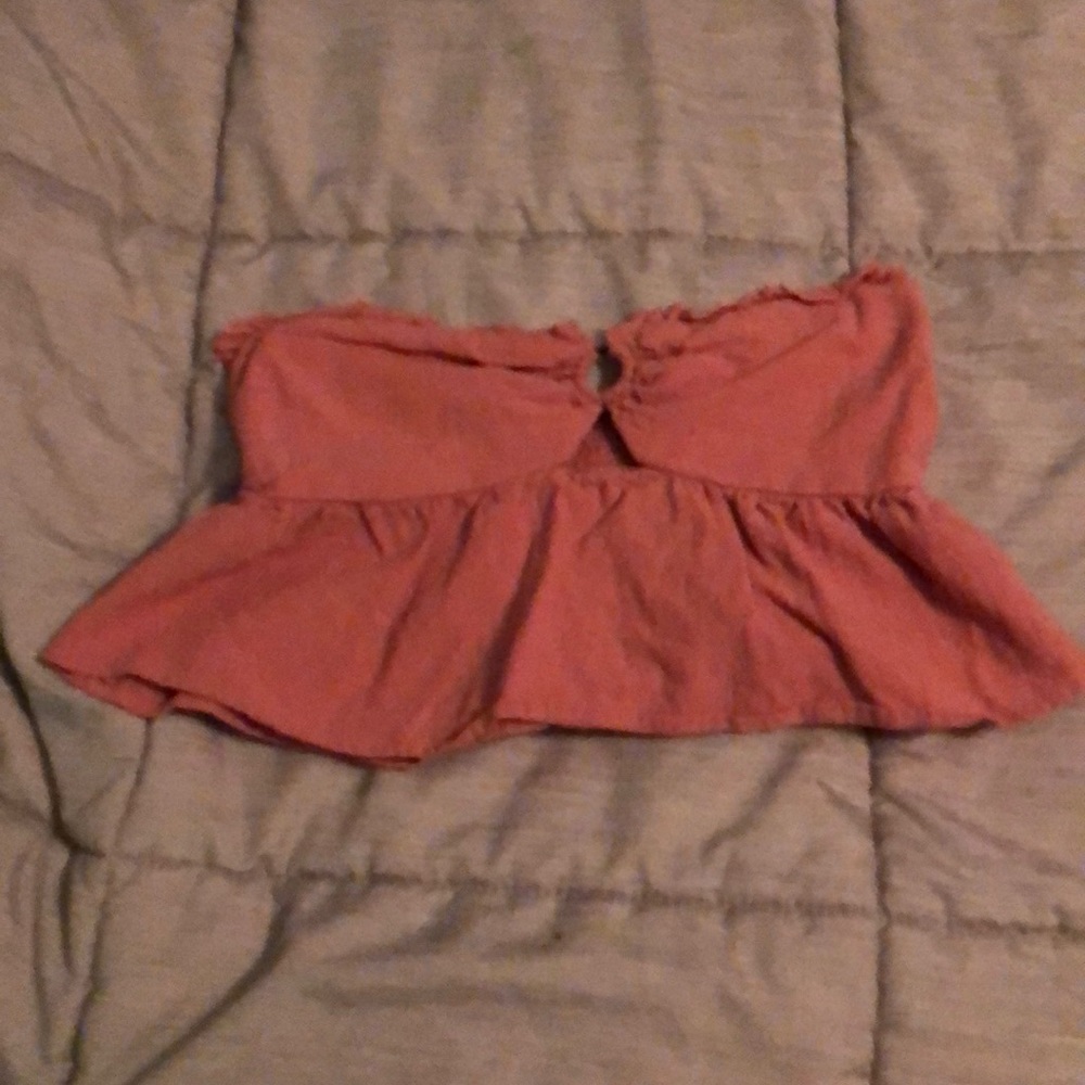 Pink crop top